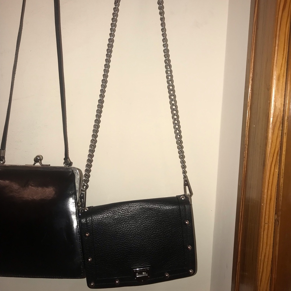 Black Rebecca Minkoff crossbody purse
